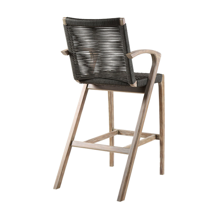 Brielle - Outdoor Rope Counter And Bar Height Stool