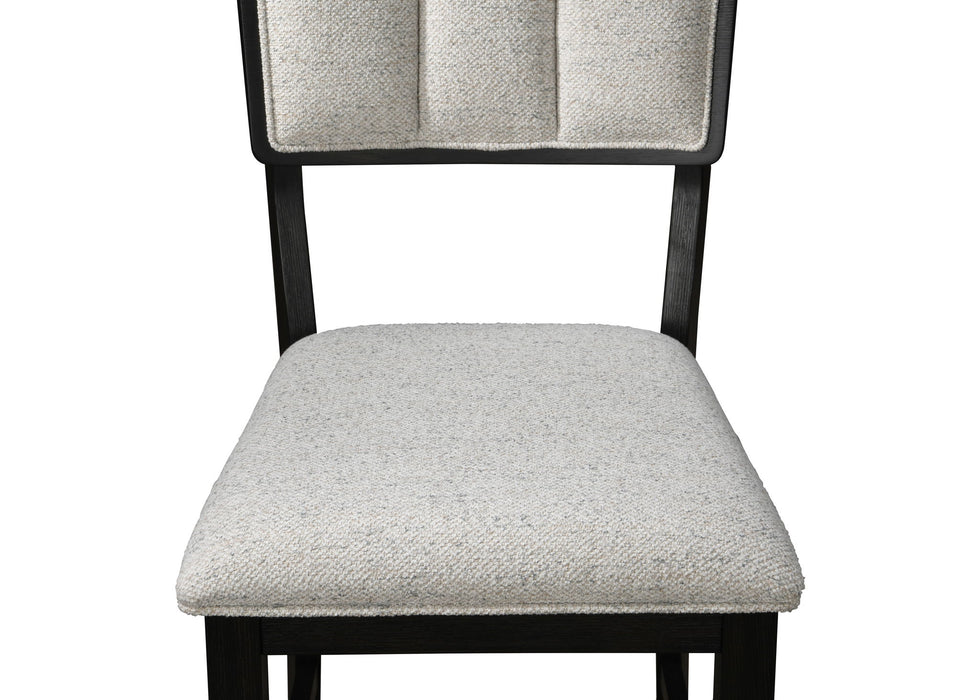 Cline - Counter Height Chair (Set of 2) - Charcoal / Gray
