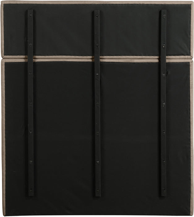 Adam - Linen Fabric Bed With 70.5" Headboard