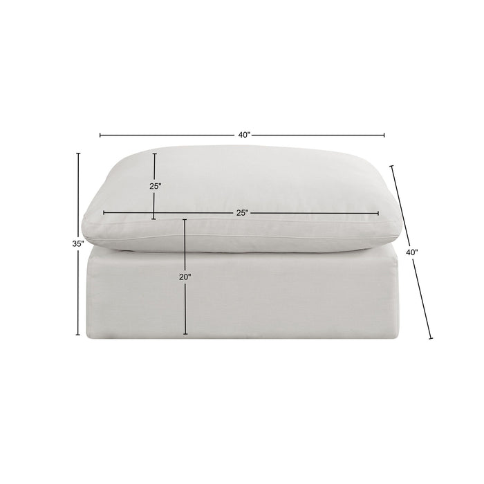 Comfy - Linen Ottoman
