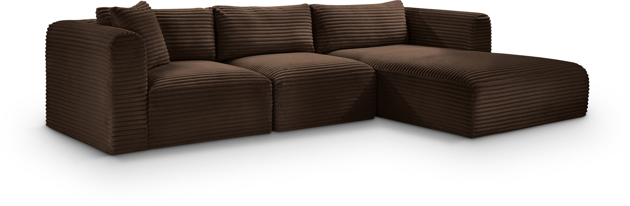 Shaggy - 3 Piece Modular Sectional