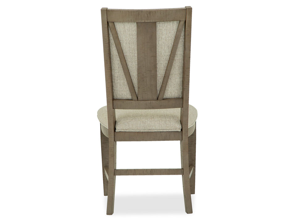 Paxton Place - Step Upholstered Side Chair (Set of 2) - Dovetail Grey