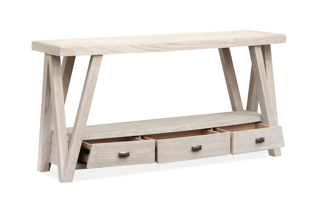 Bostwick - Rectangular Sofa Table - Coconut Cream