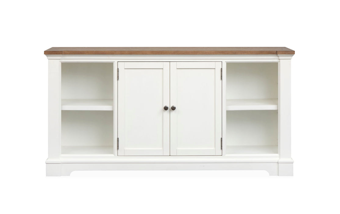 Kingston - Credenza - Whisper White And Cerused Nutmeg