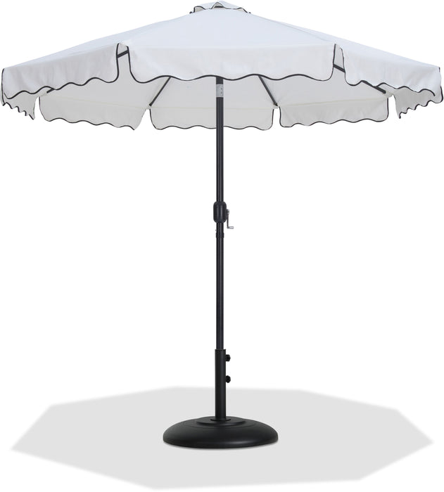 Amalfi - Patio Umbrella - Black Base / Black Pole
