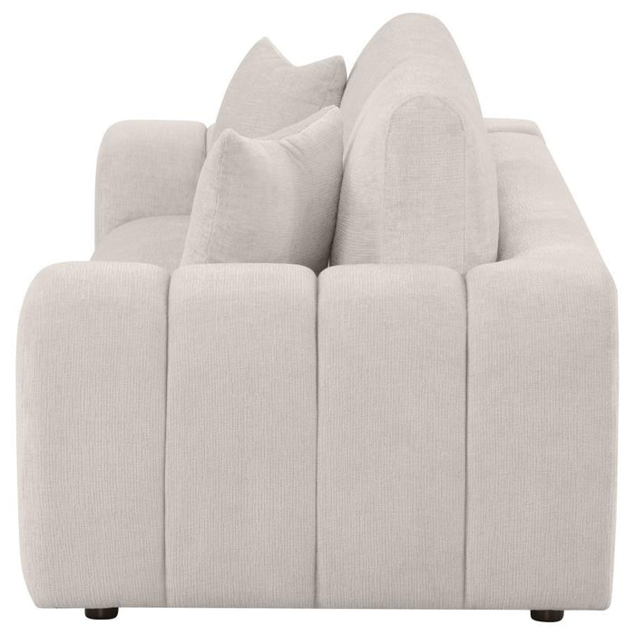 Burnett - Chenille Upholstered Wide Arm Sofa