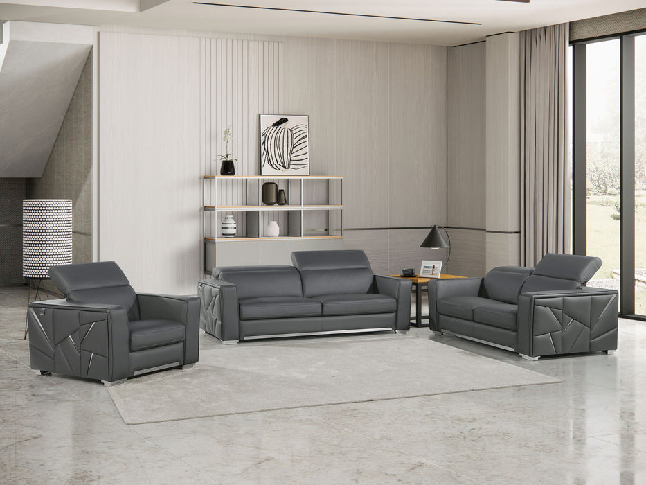 1120 - Leather Living Room Set