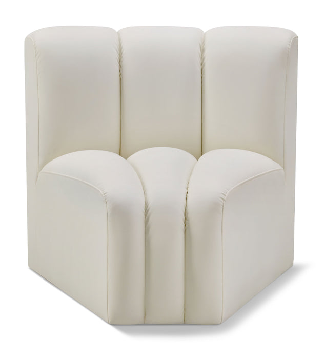 Arc - Faux Leather Curved Corner Chair