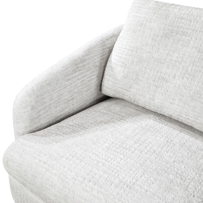 Ritchie - Swivel Chair with 2 Pillows - Arctic Hare