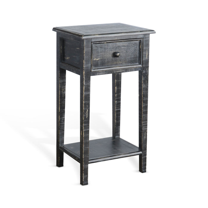 Marina - 31" Height Side Table - Black Sand