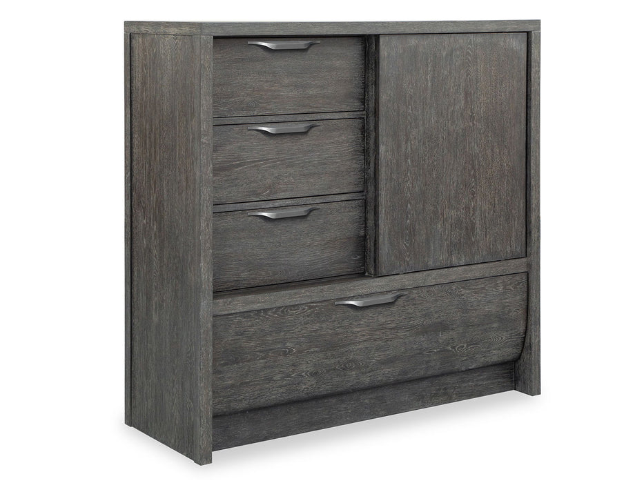 Kinsley - Sliding Door Chest - Black Heron