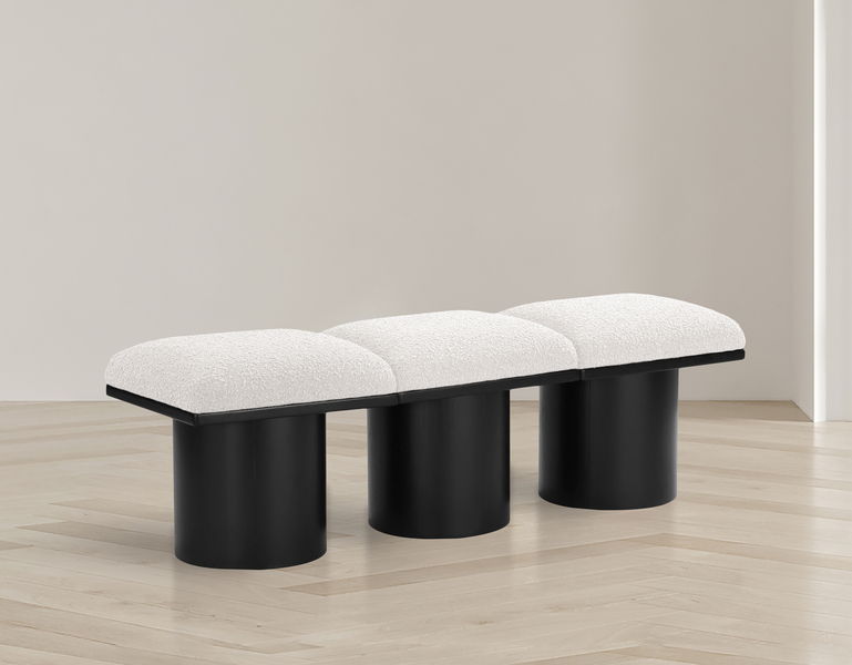 Pavilion - 3 Piece Modular Bench With Black Base