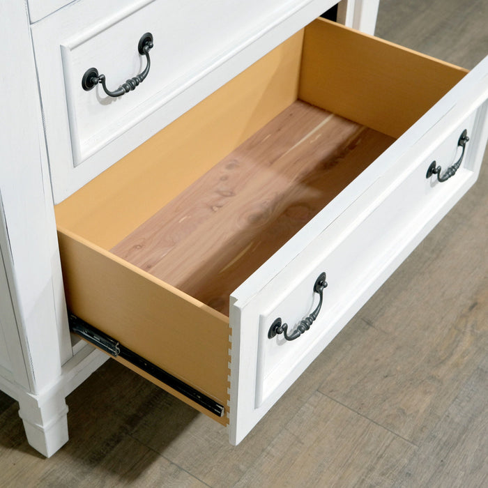 Stoney Creek - 5-Drawer Chest - Weathered White