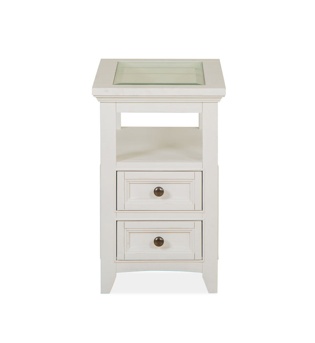 Heron Cove - Chairside End Table - Chalk White