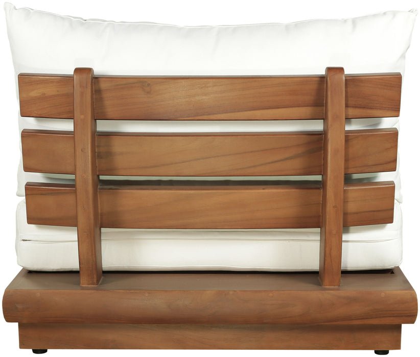 Mirella - Water Resistant Fabric Upholstered Outdoor Patio Modular Armless Chair