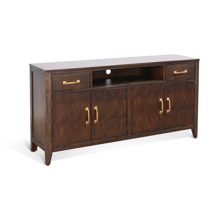 Coffee Brown Media Console - Coffee Bean