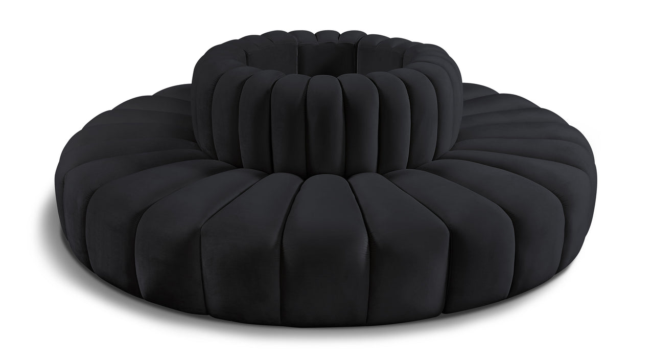 Arc - Velvet 8 Piece Round Modular Sofa
