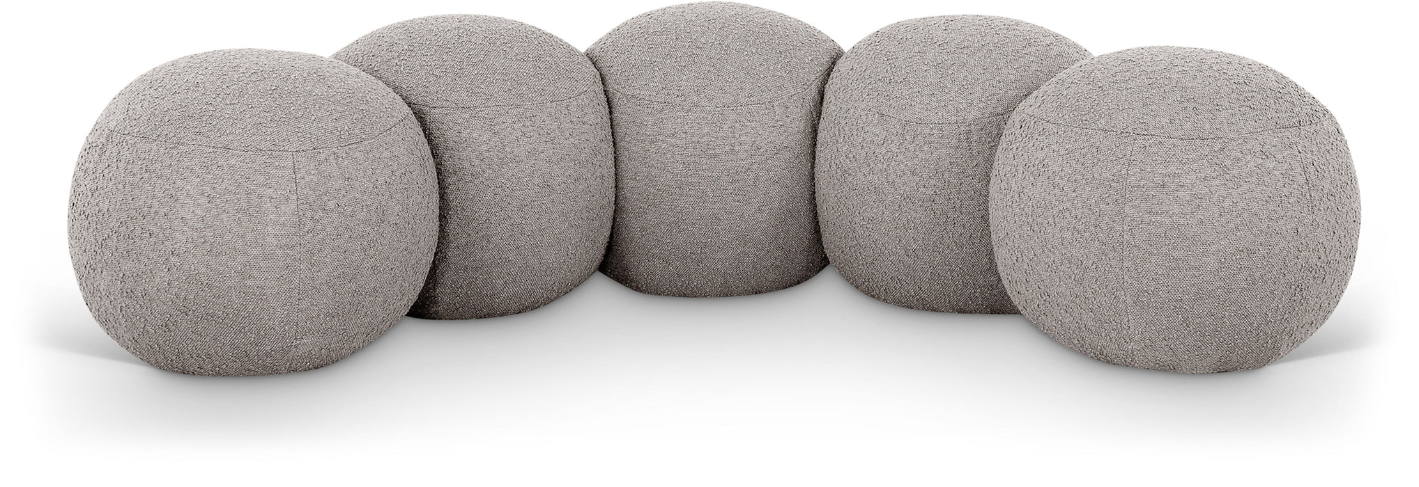 Apollo - Boucle Fabric Bench