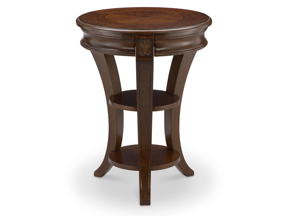 Winslet - Round Accent Table - Cherry