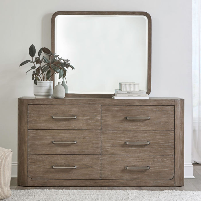 South Bend - Dresser & Mirror - Brown