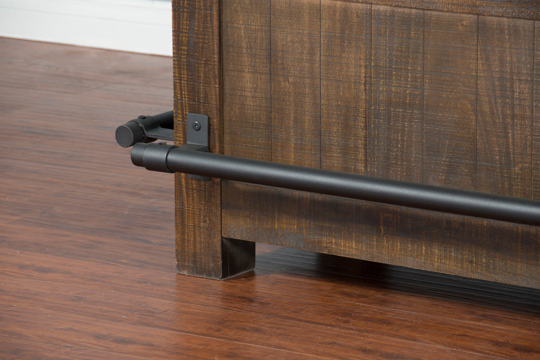 Homestead - Traditional Wood Home Bar - Tobacco Leaf