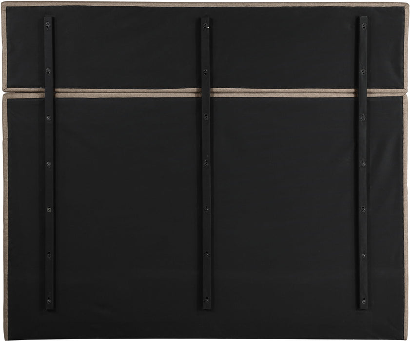 Adam - Linen Fabric Bed With 70.5" Headboard