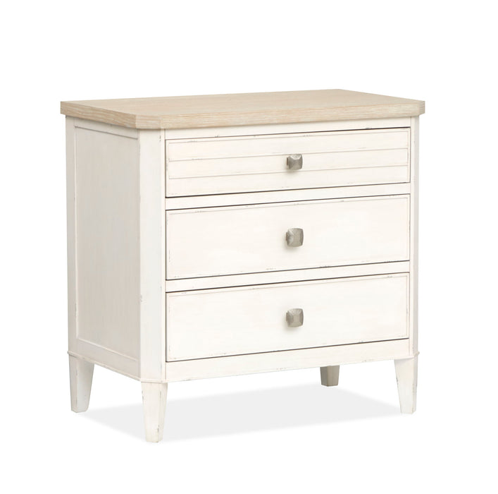 Echo Isles - Drawer Nightstand - Sea Pearl And Driftwood