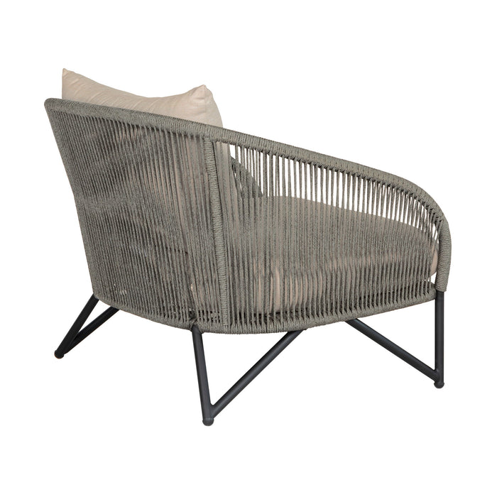 Benicia - Outdoor Patio Chair - Gray / Taupe
