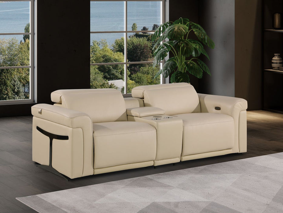 1126 - 3-Piece Modular Power Reclining Loveseat In With 2 Power Recliners & Power Headrests