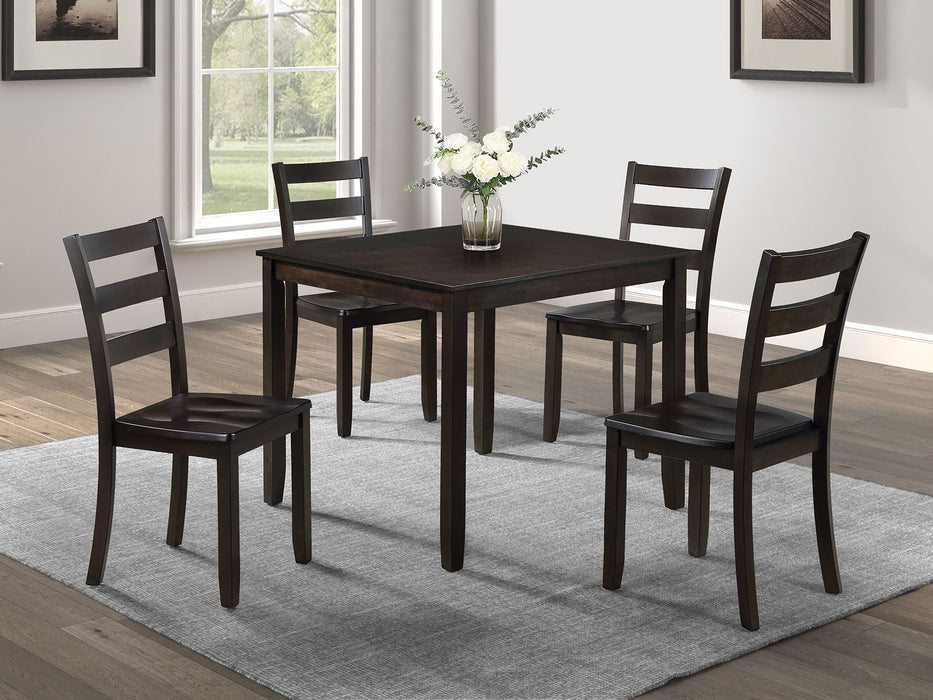 Durham - 5 Piece Dining Set - Espresso