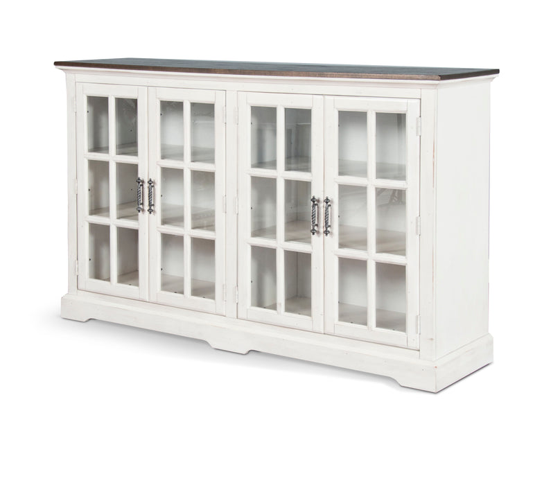 Carriage House - Server - Cottage White / Europen Dark
