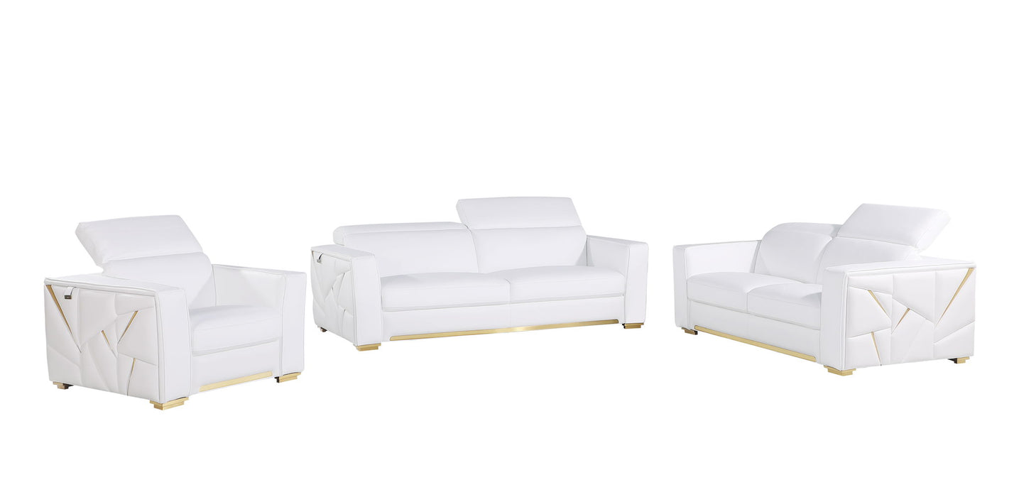 1120 - Leather Living Room Set