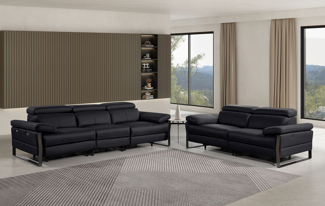 1246 - Modular Power Dual Reclining Sofa And Loveseat Set With Power Headrests