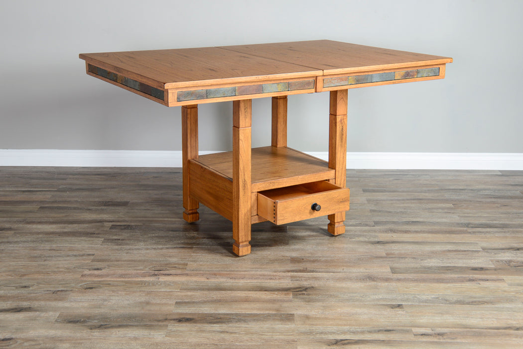 Sedona - Traditional Wood Dining Table - Rustic Oak