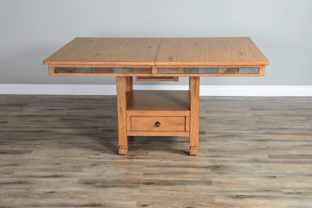 Sedona - Traditional Wood Dining Table - Rustic Oak