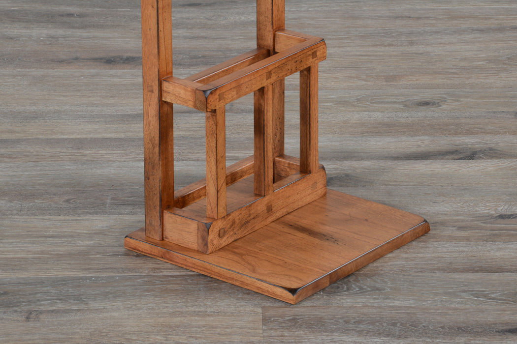 Sedona - Savannah 12.5" Traditional Wood Table - Rustic Oak