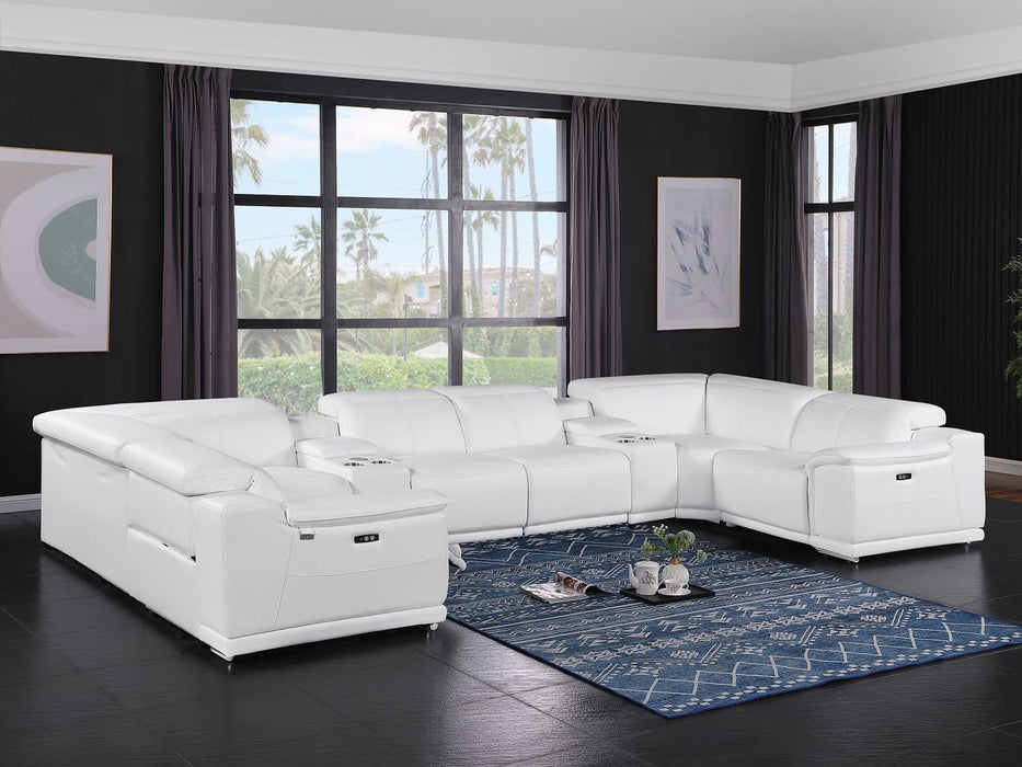 9762 - 10-Piece U-Shaped Sectional Sofa With 4 Power Recliners