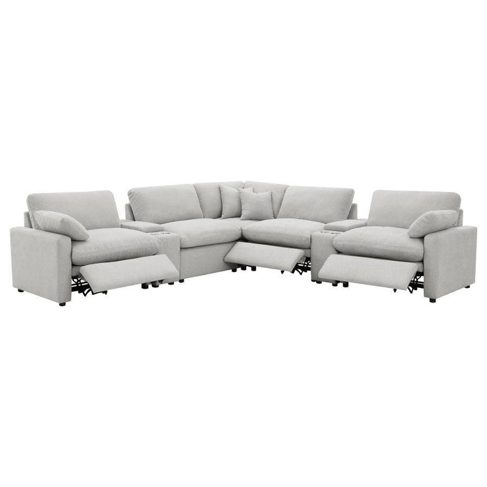 Collins - 7-Piece Modular Power Reclining Sectional