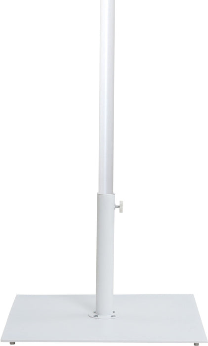 Amalfi - Aluminum Patio Umbrella - White Base / White Pole