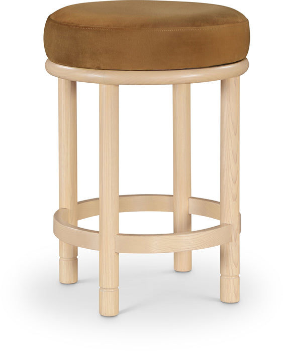 Monette - Counter Stool With Natural Base