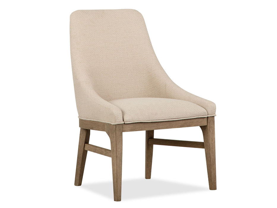 Tristan - Upholstered Arm Chair (Set of 2) - Swiss Coffee