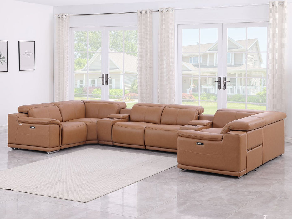 9762 - 8-Piece U-Shaped Sectional Sofa With 4 Power Recliner