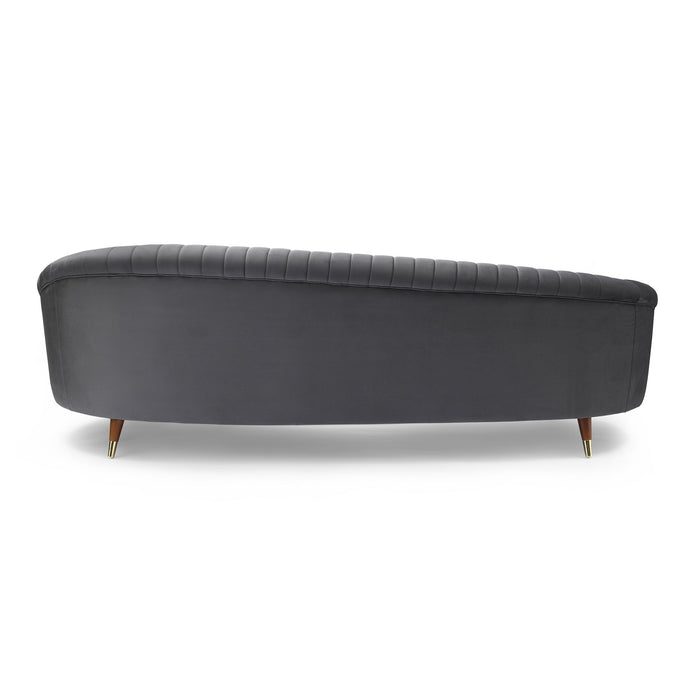 Karisma - Curved Velvet Sofa
