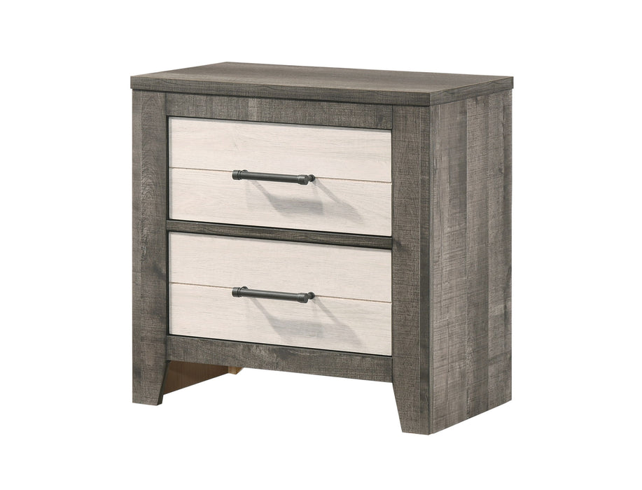 Rhett - Nightstand - Chalk / Gray
