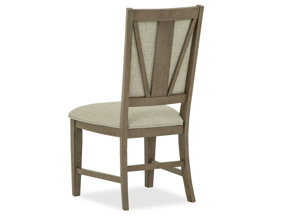 Paxton Place - Step Upholstered Side Chair (Set of 2) - Dovetail Grey