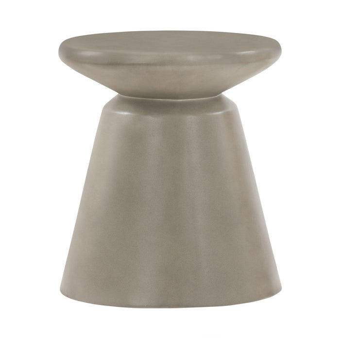 Umbre - Indoor / Outdoor Accent Stool End Table - Concrete