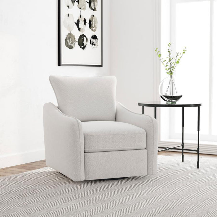 Madia - Upholstered Sloped Arm Swivel Glider Chair