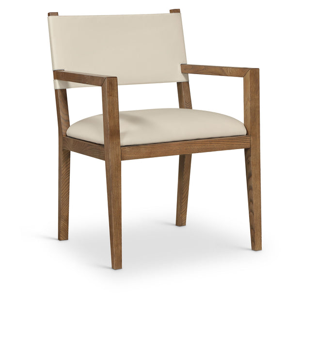 Avon - Vegan Leather Dining Arm Chair