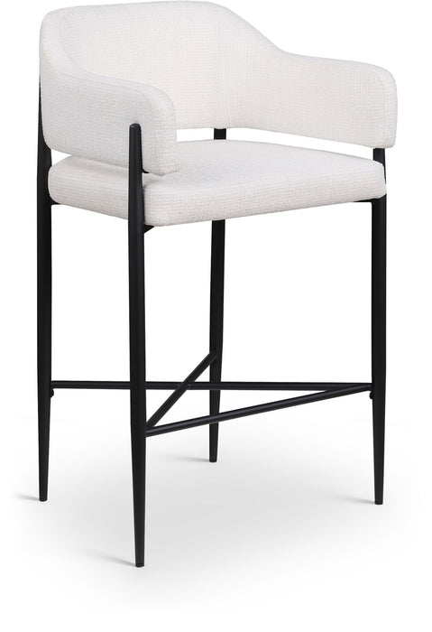 Dame - Fabric Upholstered Counter Stool (Set of 2)