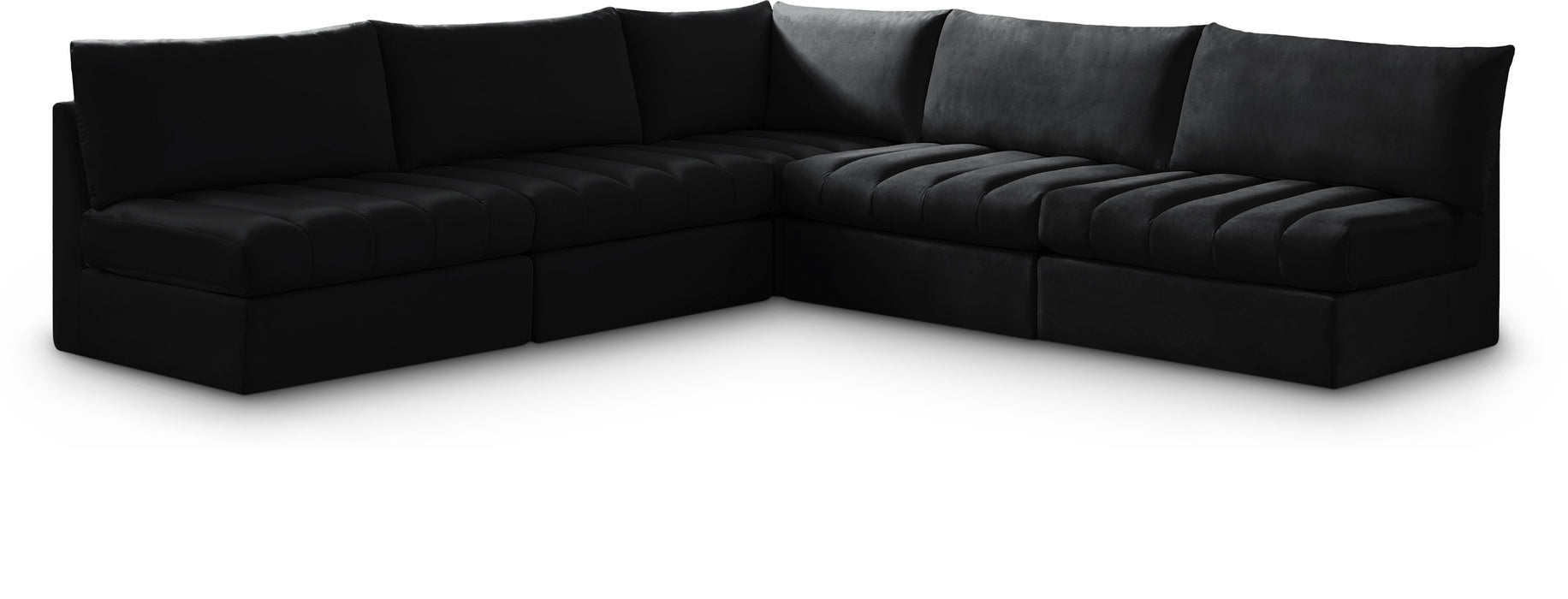 Jacob - Modular Corner Armless Sectional 5 Piece